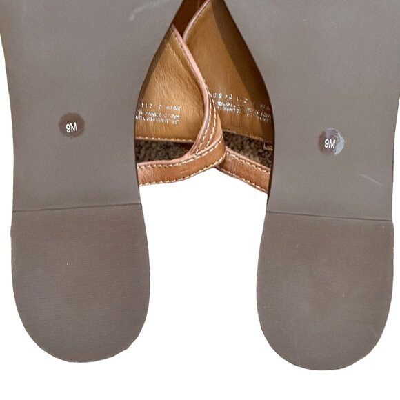 Tory Burch Suede With Leather Trim Sandal, Chestnut, Size 9 - Picture 8 of 9